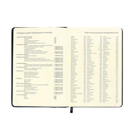 The diary is low, A5 160 sheets, leatherette, DEVENTE. Klint, a solid cover with foam rubber, pocket, lies, block 70, blue-9