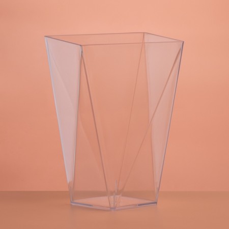 The form of plastic disposable for the buffet "Rubin", 130 ml, transparent, 15 pcs/units.-2
