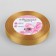 Satin ribbon, 12 mm × 23 ± 1 m, color ocher No. 114