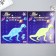 Phosphorus sticker "dinosaur" with adhesive pads set 29.5x25 cm
