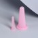 A set of vacuum cans for massage, silicone, d = 1.6/3.9 cm, 2 pcs, pink color