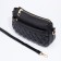 Bag Cross-Bodi with a zipper, black color