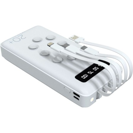 External battery More Choice PB42S-20, 20,000 mAh, 2xusb, 2.1 a, white