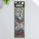 Stick plastic silver overflows "Butterflies and music" mix 7.5x26 cm
