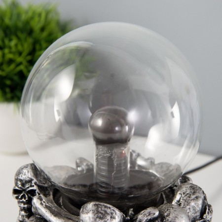 Plasma ball "Hell Fire" gray 13x13x17 cm Risalux-6