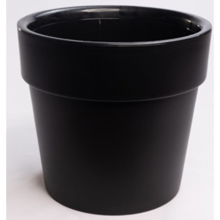 Plastic pot Live-In-Green with the Proteus tab, D = 30 cm, 16.6 L, Black color