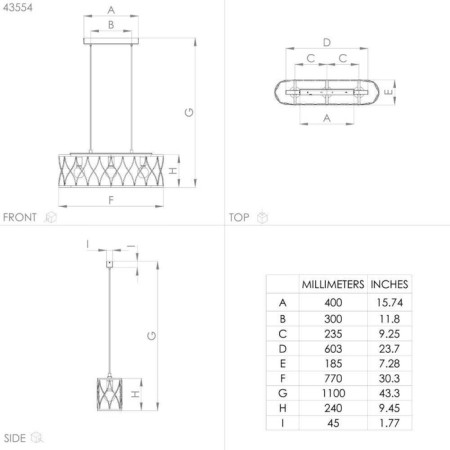 Giltspur chandelier, 3x40W E27-3