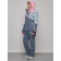 Ski suit, size 42, pink color