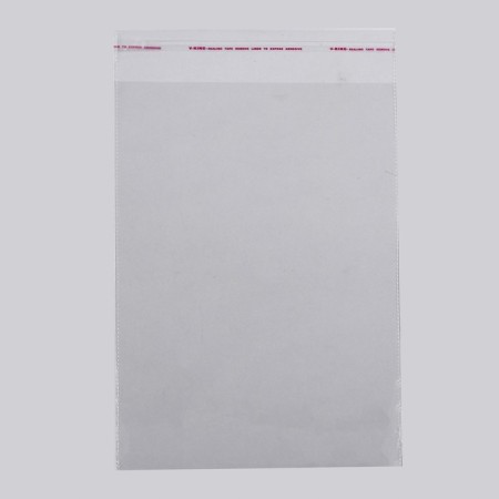 BOPP package with an adhesive valve 20 x 30/4 mm, 25 mkm