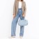 Bag women, medium size, blue color