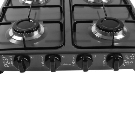 Gas tiles Homestar HS-1204, 4 burners, black-8