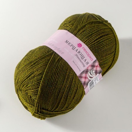 The yarn "flickering" 96% acrylic high-volume, 4% metabolit 430m/100g (32-tabak)-1