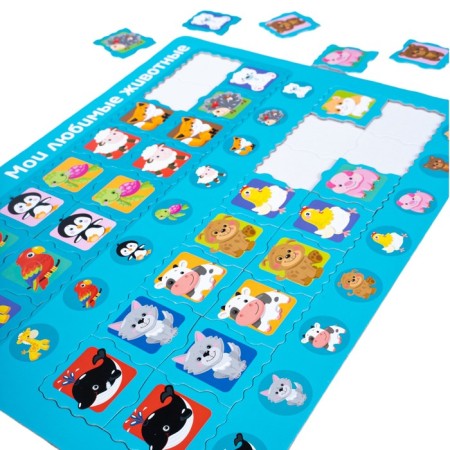 Puzzle tablet "My favorite animals"-2