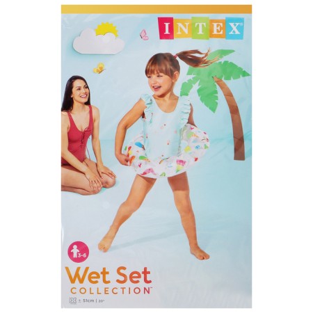 Circle for swimming "Bright", D = 51 cm, from 3-6 years, color mix, 59230np intex-8