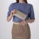 Female clutch, a valve department, a long chain, gold color