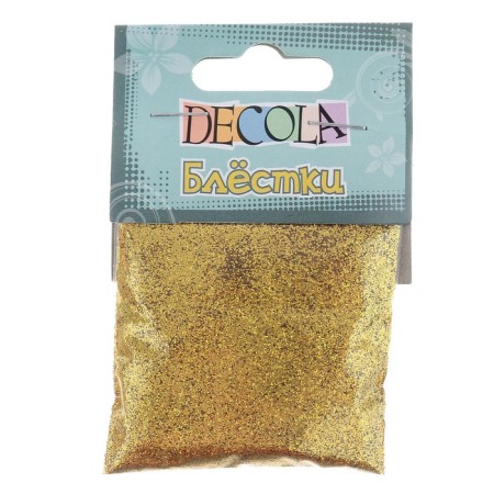 Decor Glue ZHK Decola 0.1 mm, 20 g, gold
