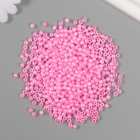 Set of beads "Pearls" d 4 mm, 250 grams, pink