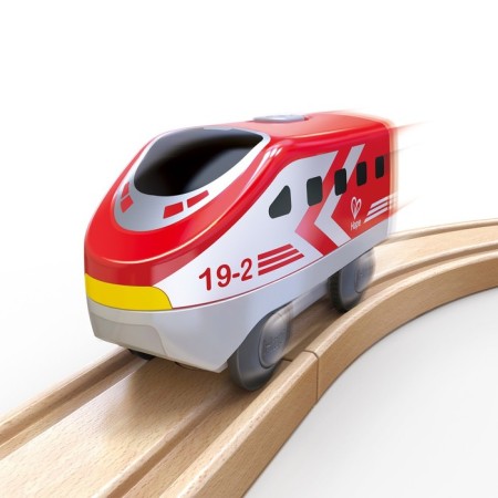 Lokomotiv Hape "My train", on batteries, red color-2