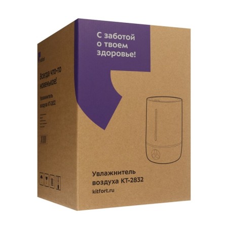 Air humidifier KitFort KT-2832, Ultrasound, 25 W, 4.5 l, 25 m2, white-9