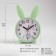 Clock - a boiler room “Bunny”, smooth move, dial D -10 cm, 16.5 x 11 cm, aa