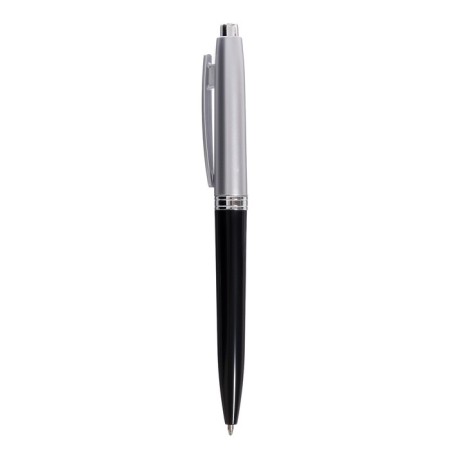 Automatic ballpoint handle "Logo. Prano" 0.5 mm, blue rod, black body + silver