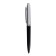 Automatic ballpoint handle "Logo. Prano" 0.5 mm, blue rod, black body + silver