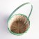 Wicker basket (bamboo), 17 x 9 x 30cm, white-green