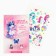 Ring 3 pcs with a tattoo "Cute Princess" 8 x 12 cm