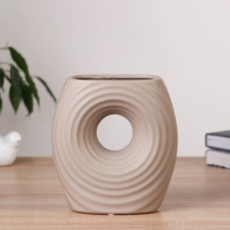 VAZA Ceramics Table "Vitnya" 17.5 cm, gray