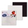 Canvas-magnet set 5 pieces, 3 mm, 10 x 10 cm, 280 g/m², square, bag with euro suspension
