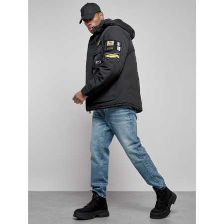 Male Winter jacket, size 48, black color-17