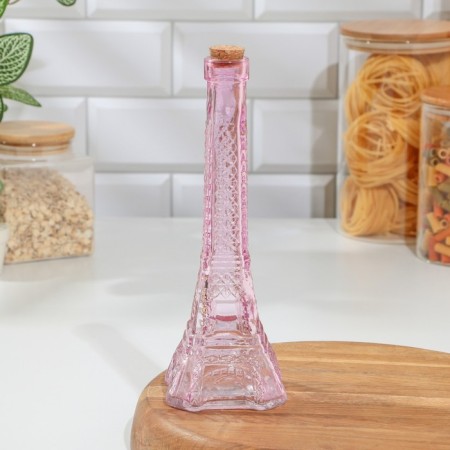 Glass bottle for oil "Paris", 250 ml, h = 24 cm, color mix-1