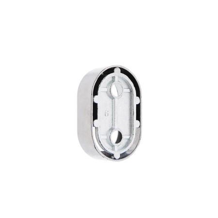 Squirrel holder with a decorative lining. For an oval pipe, chromium overlay, 2 pcs.-1