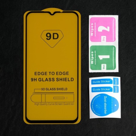 Protective glass 9D Luazon for Xiaomi Mi 10 Lite (6.57 "), full glue, 0.33 mm, 9h-2