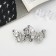 Liberty-automatic hairpin "Liberti" Openland butterflies, 9 cm, silver