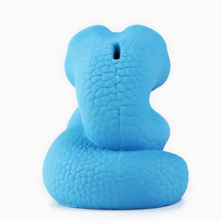 The piggy bank "Snake", Blue, 15.5 x 12.5 cm-4