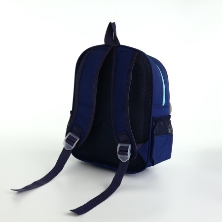 Children's backpack 24.5*11*32, lightning department, 3 n/k, bear, blue-3