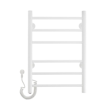 Electric towel Domoterm 109-6, 400x600 mm, left, white matte-1