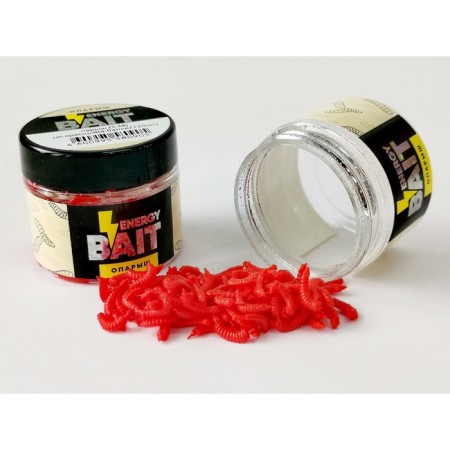Artificial nozzle Energy Bait "Oparysh", S-M, 120 pcs, red color