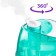 Air humidifier KT-2834-3, 2.2 l, 32 watts, white and turquoise