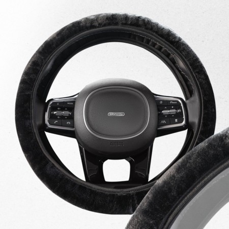 SkyWay Arctic-6 braid, black, artificial fur, S01107027