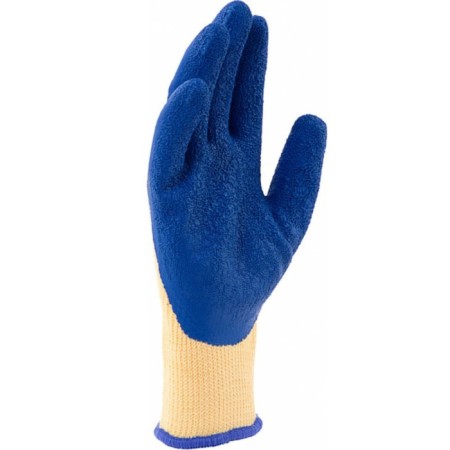 Gloves polyester workers, latex embossed coating, size 9, Sibrtekh-2