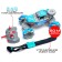 Radio-controlled machine "Jeep-Akobat", 4WD, gesture control, operates on the battery, blue color
