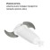 ECO-315HB blender, submersible, 800 watts, 500 ml, white color
