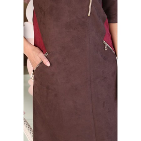 Women's dress, size 56, brown color-13