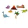Set for decorating the cake "Happy birthday. Dinosaurs ”, 7 pcs.