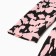 Women's dress with oxen mist, size 42, pink
