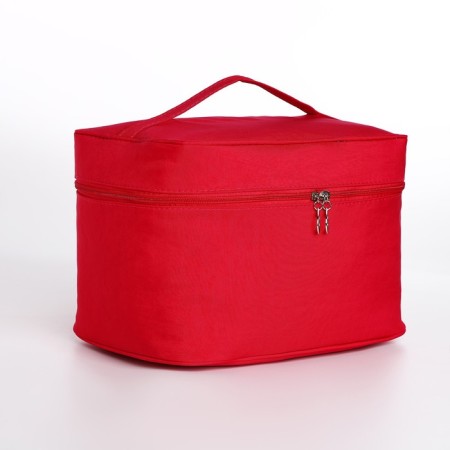 Lightning cosmetic bag, raspberry color