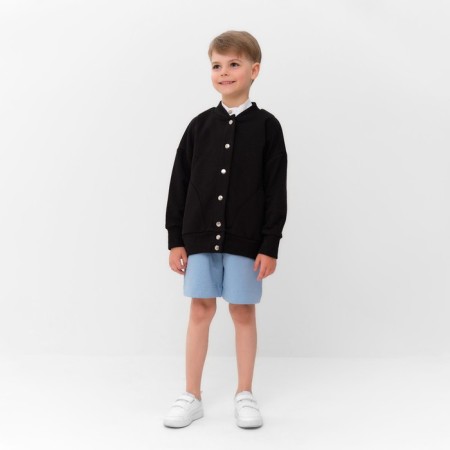 Bomber Children's minku Black color, height 110 cm-8