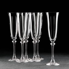 A set of glasses for champagne ASIO, 190 ml, 6 pcs